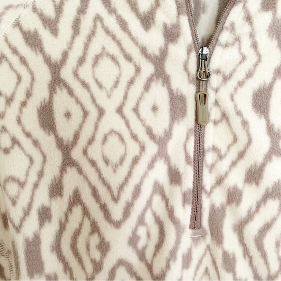 Marmot Rocklin Oatmeal Geo Print Half Zip Pullover Small - Picture 3 of 7